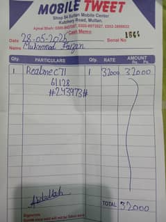  REALME C71 || 11 MONTH WARRANTY || BOX OPEN