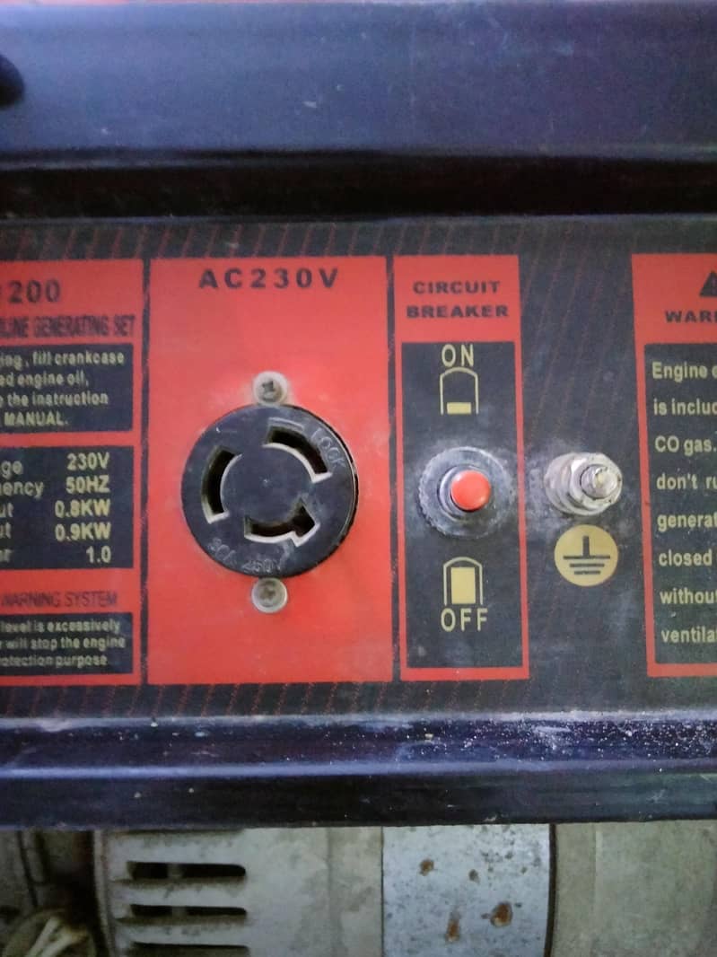 1 kva generator for sale. avr installed. gaskit also installed 1
