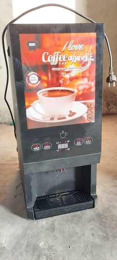 Coffe and tea vending machine