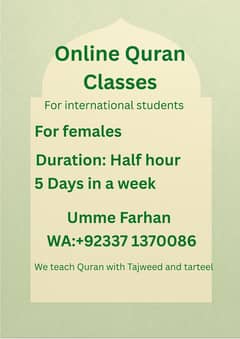 Online Quran classes