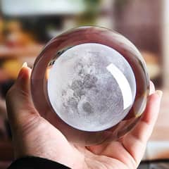 crystal lamp moon, saturn, earth, astronaut etc