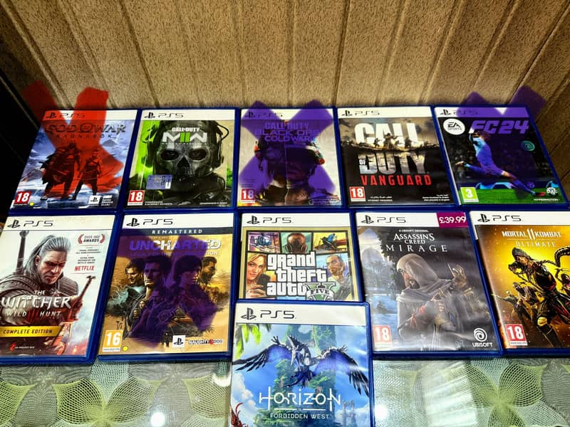 Ps5 disc games collection for sale - Video Games - 1102300345