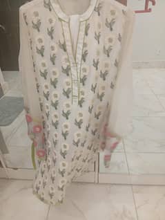 Sapphire 3 pc Formal Chiffon Embroidered dress