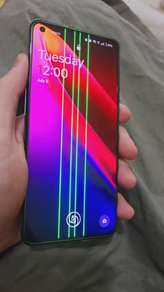 One Plus 9. lines in display