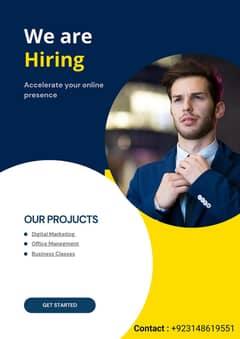 Urgently Staff Required For Male,Female and Students.