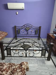 King Size Iron Double Bed Available