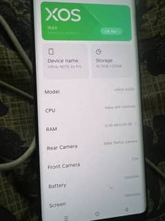 Infinix note 40 20/256 gb
