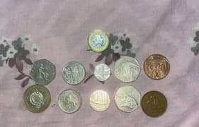 Meray pas uk kay saray coins ha or in may say kuch rare bhi ha