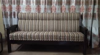 Wooden sofa five seater