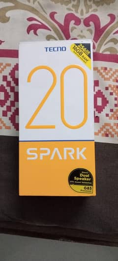 Tecno Spark 20 | 256 Gb Storage | 8 Gb Ram | With Box