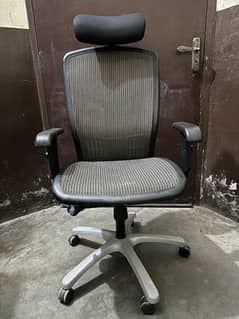 Ergonomic Mesh Office Chair with Headrest & Armrests – Good Condition