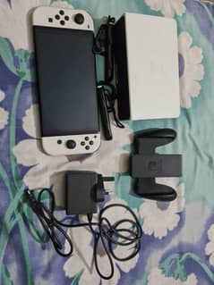 Nintendo Switch OLED (Slightly Used) with Free Travel Case