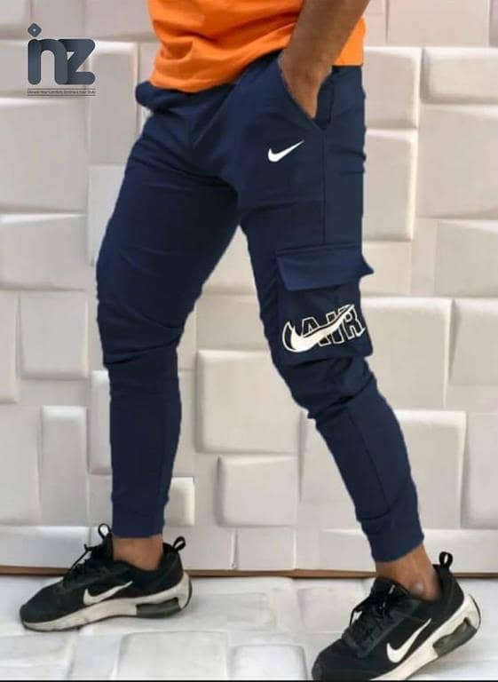Men's Cargo Trousers with Pockets - Slim Fit, Casual Wear Pants for Summer, Ideal for Gym and Sports