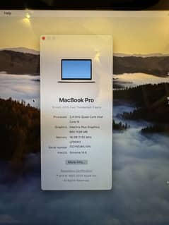 Selling macbook pro 2019, touch bar model