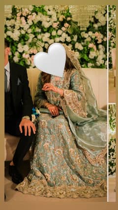Bridal Dress with Heavy Dupatta for Sale