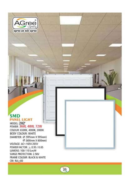 Led Panel Lights 2/2 size 6500K ph#3238849076
