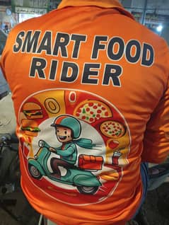 Smart food rider need rider form delivery.