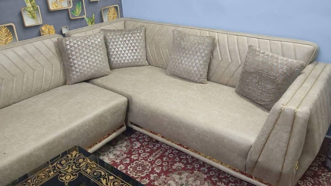 sofa set with 2 stool 1 table 1