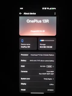 oneplus 13r 16/512  non pta