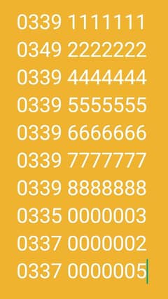 Golden Numbers Fr Sale