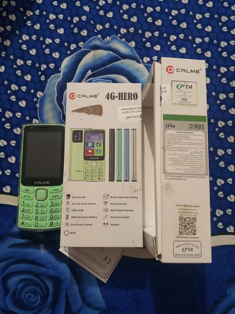Calme (4G Hero) Only box open 2 hours use 0