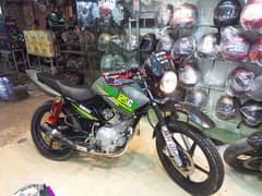 Yamaha YBR 125G 2023 modified and all original unused parts