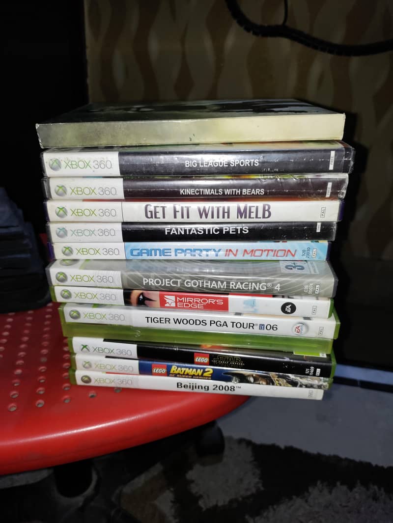 XBOX 360 250GB HDD + 2 Controller + Kinect + 57 disks - Bundle Offer 2