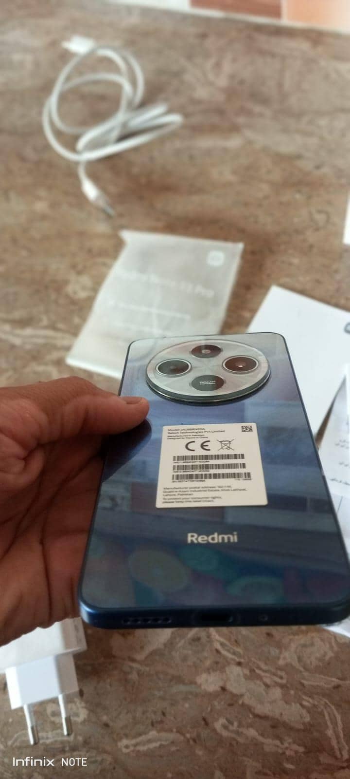 redmi 14 c new charge in use 10 by 10 condition 9