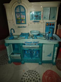 Elegant blue Elsa's kitchen 