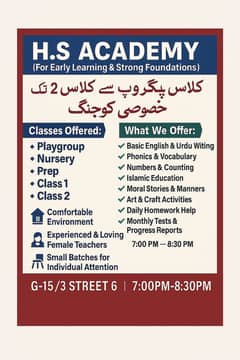 im a teacher of class playgroup to class 2 only