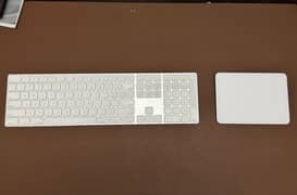 Apple Magic Keyboard + Magic Trackpad with Boxes