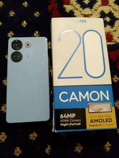 Tecno common 20 8/256 Good condition PTA official Approved Read Add.