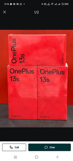 OnePlus 13S 12+12/512,12+12/256 GB official PTA Box pack