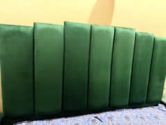 Bed for sale bottle green colour