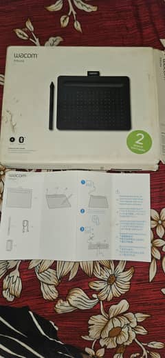 Wacom Intuos CTL-4100WL Bluetooth Drawing Tablet - Box & Pen Included