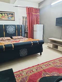 Studio fully Furnished Apartment Available for Rent in Prime location. 0317*7859*451