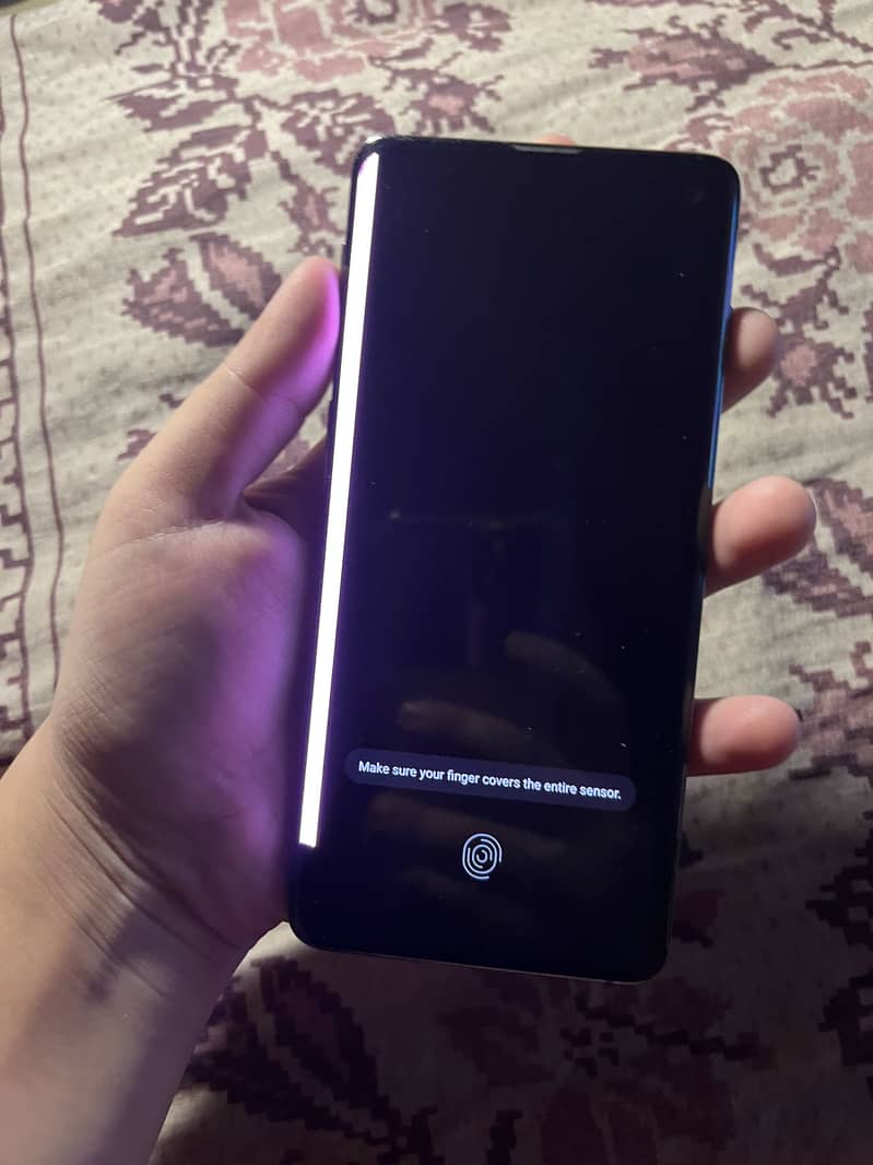samsung s10 patch line and dote touch working but not properly 6