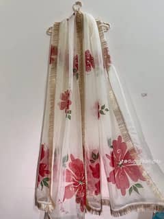 HAND PAINTED DUPATTAS