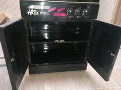 stove with cabinet