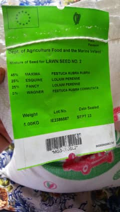 Imported european grass seeds for lawn/sports turf