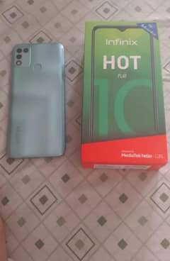 Infinix hot 10 play 4/64 with box