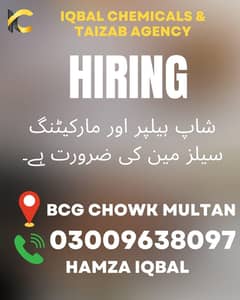 Need a worker for a shop