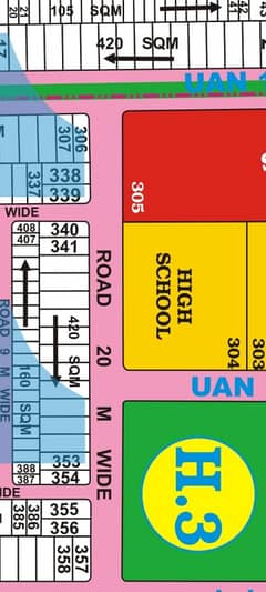 Jubilee Town Main Boulevard Block E . 1 kanal Commercial Plot available for Sale