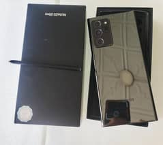 samsung note 20 ultra/8+8ram/256rom/official PTA approved/box/charger