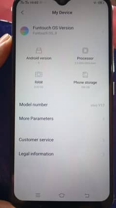 vivo y 17 10/10 Condition