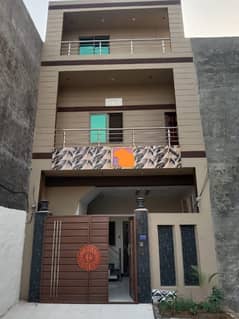 3.80,sft, Marla double story house brand new home ideal and hot location carpet road water electricity available near canal road near sozo water park