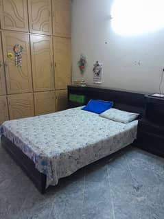 Double Bed with Dressing for sale