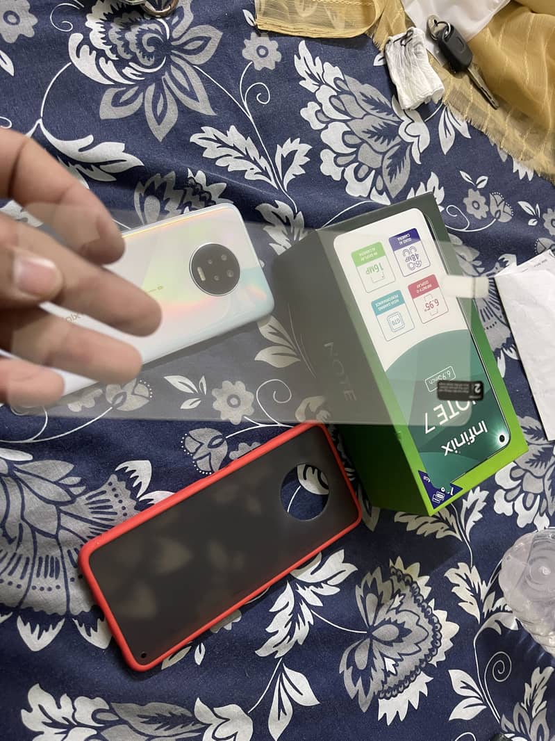 Infinix note 7 with box 10/10 1