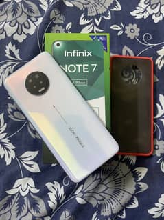 Infinix note 7 with box 10/10