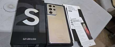 Samsung galaxy s21ultra 5g 12.128gb approved official with box